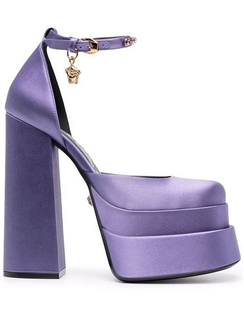 versace purple dupe|versace medusa heels dupe.